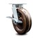 Service Caster 8 Inch Kingpinless High Temp Phenolic Wheel Swivel Caster with Brake SCC SCC-KP30S820-PHRHT-SLB - alternate 2
